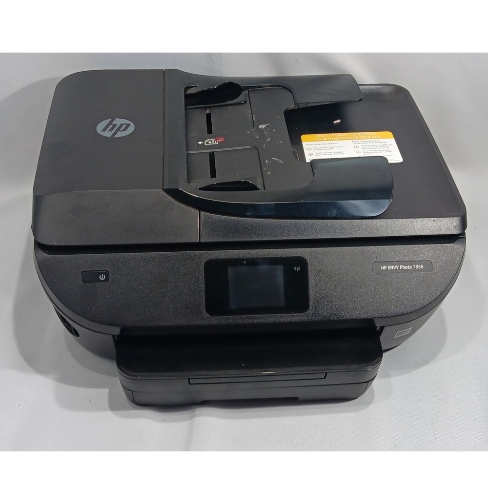 HP ENVY Photo 7858 All-in-One Wireless Printer Scanner CopierFaxPhotoDock/Repair
